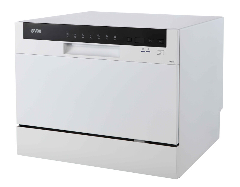 VOX namizni pomivalni stroj LC T6W D [D, 6 pogr., 7 programov, AutoDoor, bel]